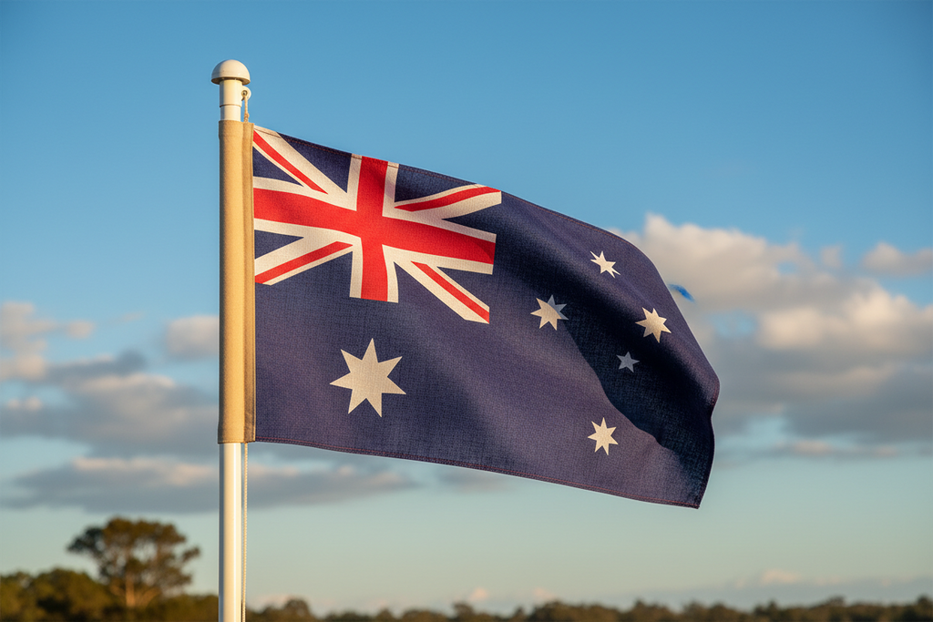Australian Flag — Table & Indoor (30x60cm)